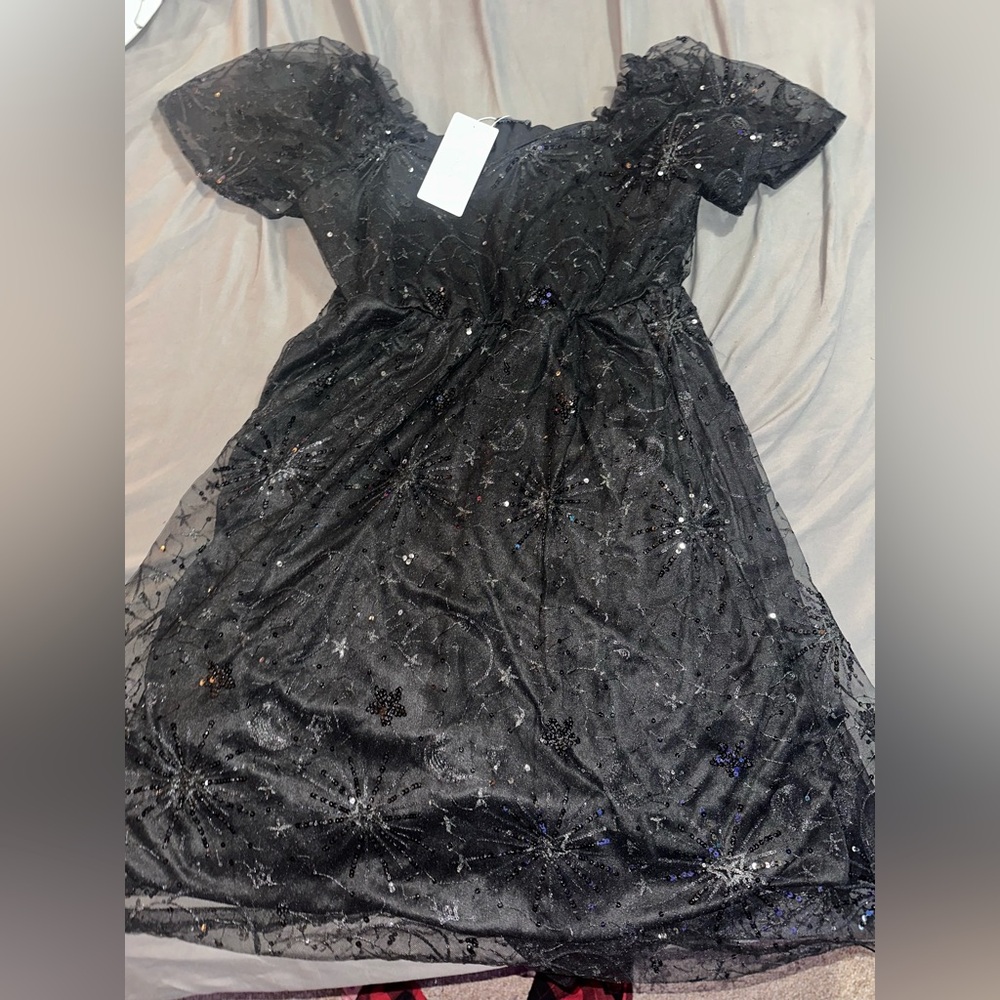 Black Starry Dress